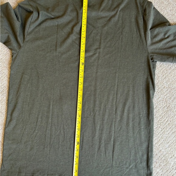NEW Banana Republic Premium Wash T-Shirt Olive Green Men's Large Tall - Picture 8 of 8